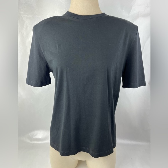 Paréntesis Black Pima Cotton Short Sleeve Tee Sz S - Picture 1 of 10